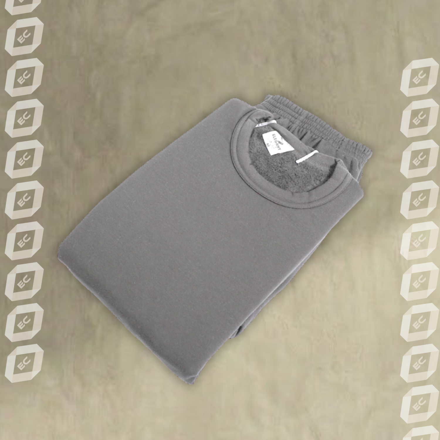 بيجامة رجالي كم طويل انترلوك - القطن الأنيق - الصورة 4