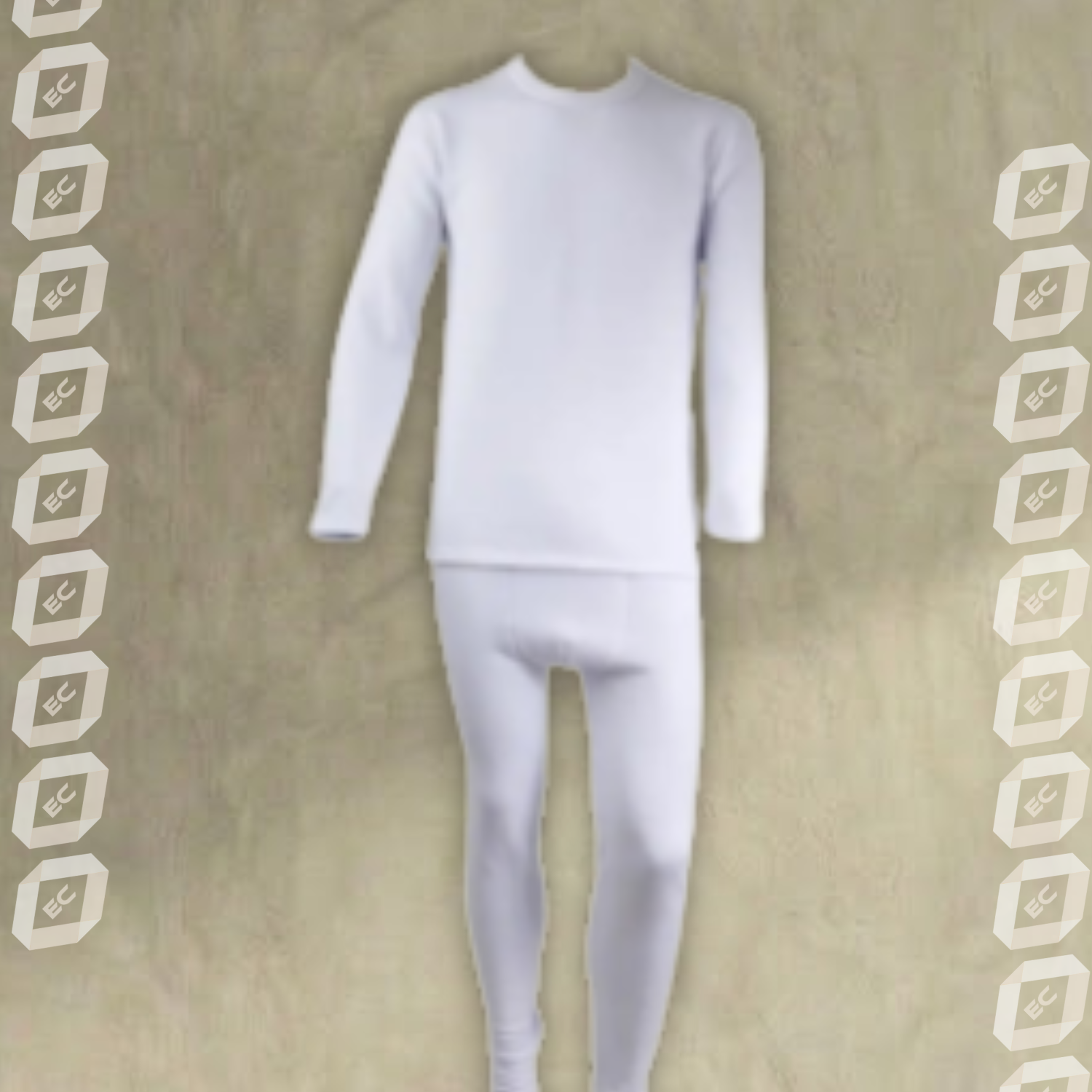 بيجامة رجالي كم طويل انترلوك - القطن الأنيق - الصورة 5