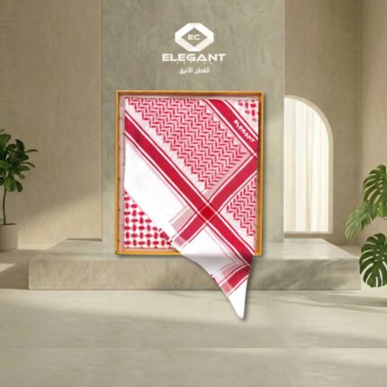 شماغ اليجانت شبابي احمر - موديل 1-20