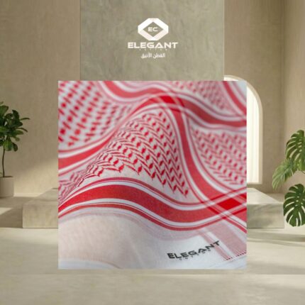 شماغ اليجانت أحمر مقاس كبير - موديل 1-22