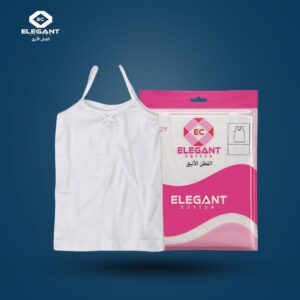 القطن الأنيق - Elegant Cotton فانيلة قطن علاقي بناتي | الأنيق فانيلة علاقي بناتي مرن | الأنيق