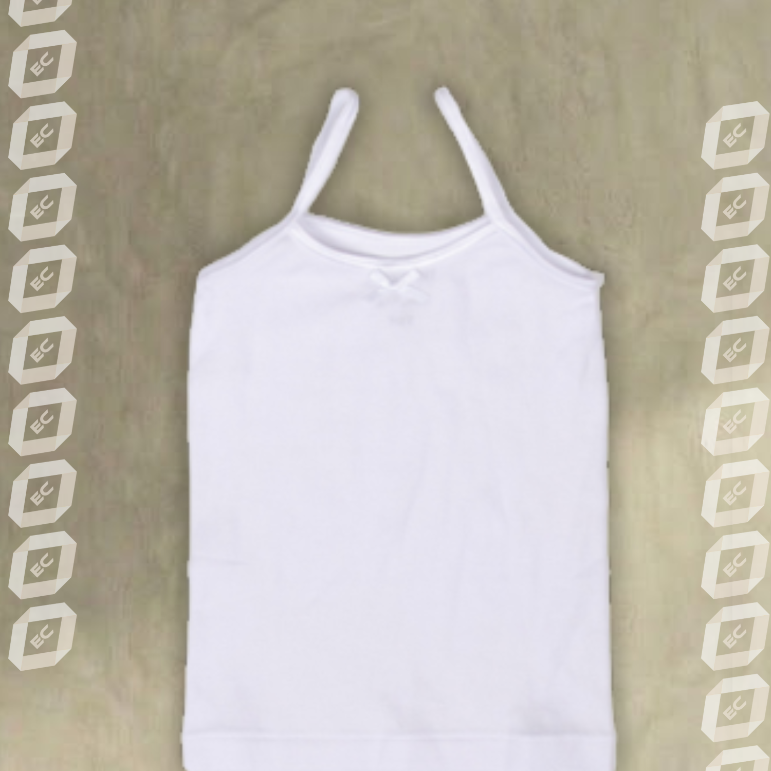 فانيلة قطن علاقي بناتي - القطن الأنيق - الصورة 2