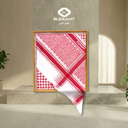 شماغ رجالي اليجنت - أحمر - 24-1