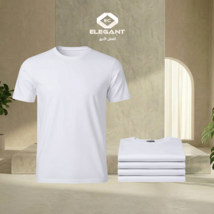 فانيلة نص كم دائرى رجالى- ٣قطع