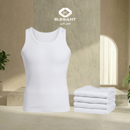 فنيلة كتافي رجالي من القطن - ممشط - ٣ قطع