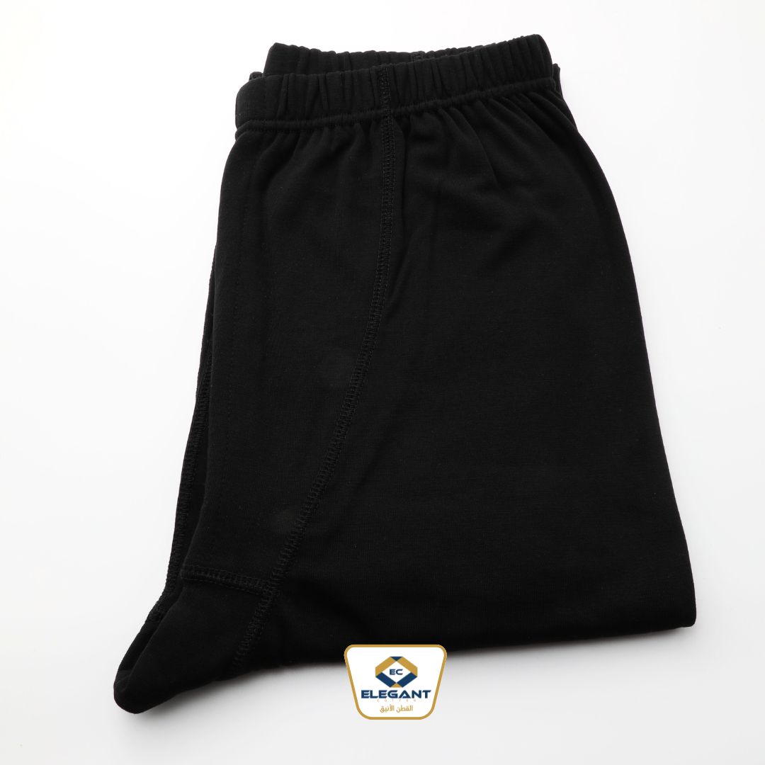 بيجامة ثيرمل رجالي شتوي - أسود بيجامة ثيرمل رجالي شتوي - أسود - الصورة 2