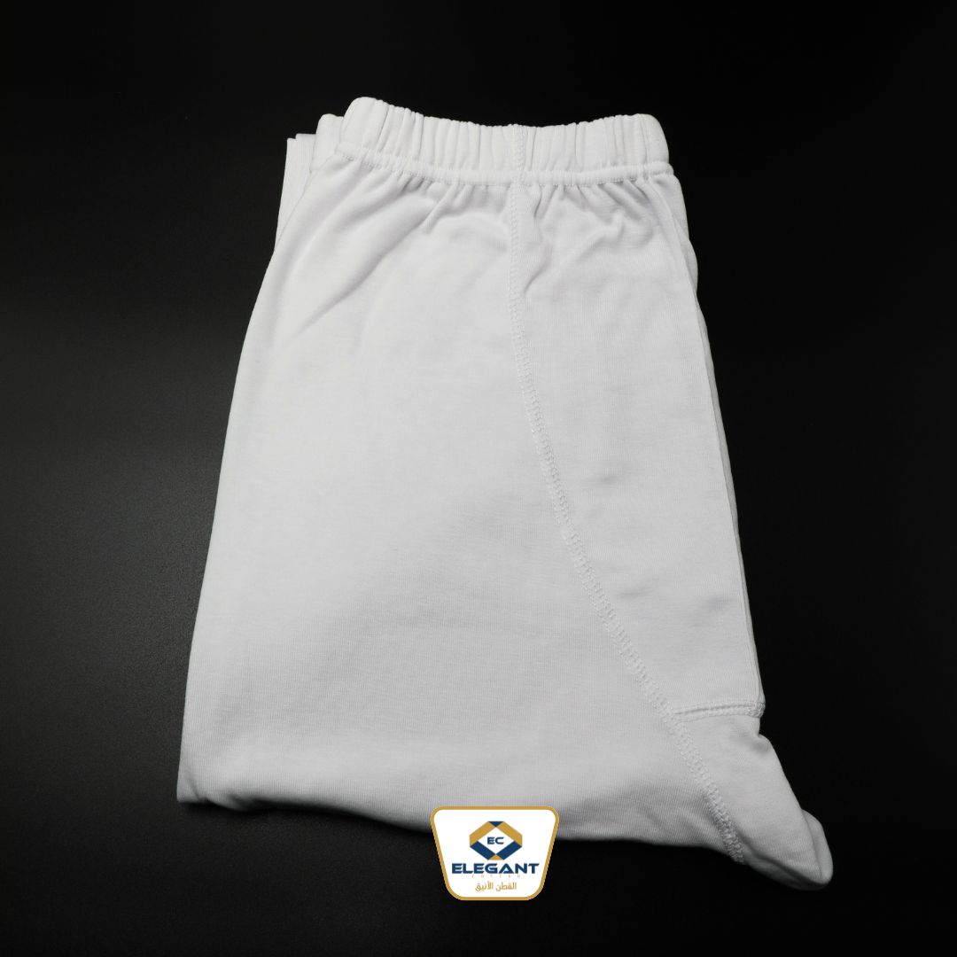 بيجامة ثيرمل رجالي شتوي - ابيض بيجامة ثيرمل رجالي شتوي ابيض