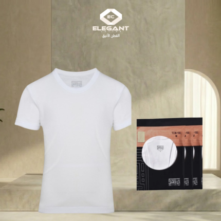 فانيلة نصف كم دائري  الاصيل