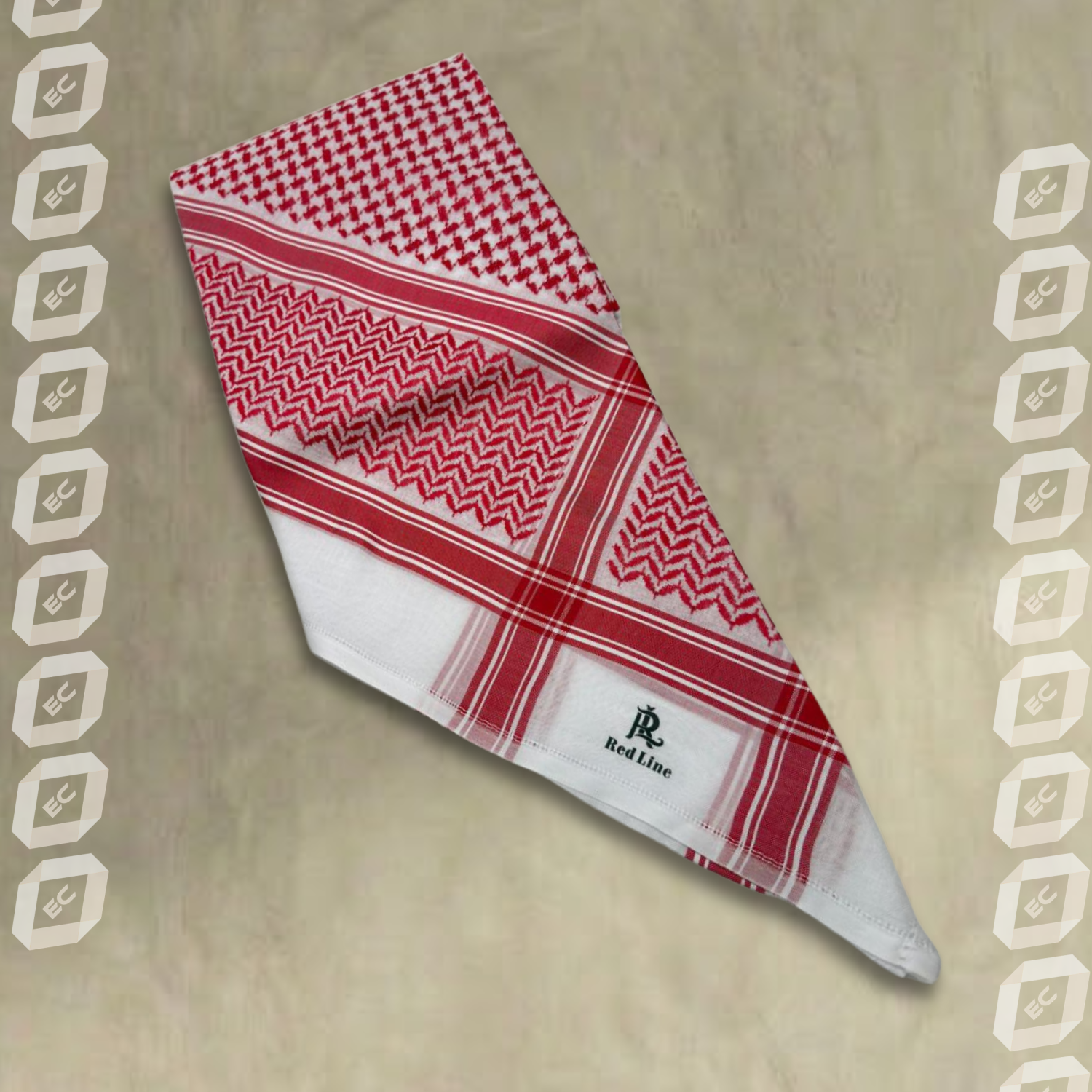 شماغ ريدلاين احمر شماغ ريدلاين احمر - الصورة 3