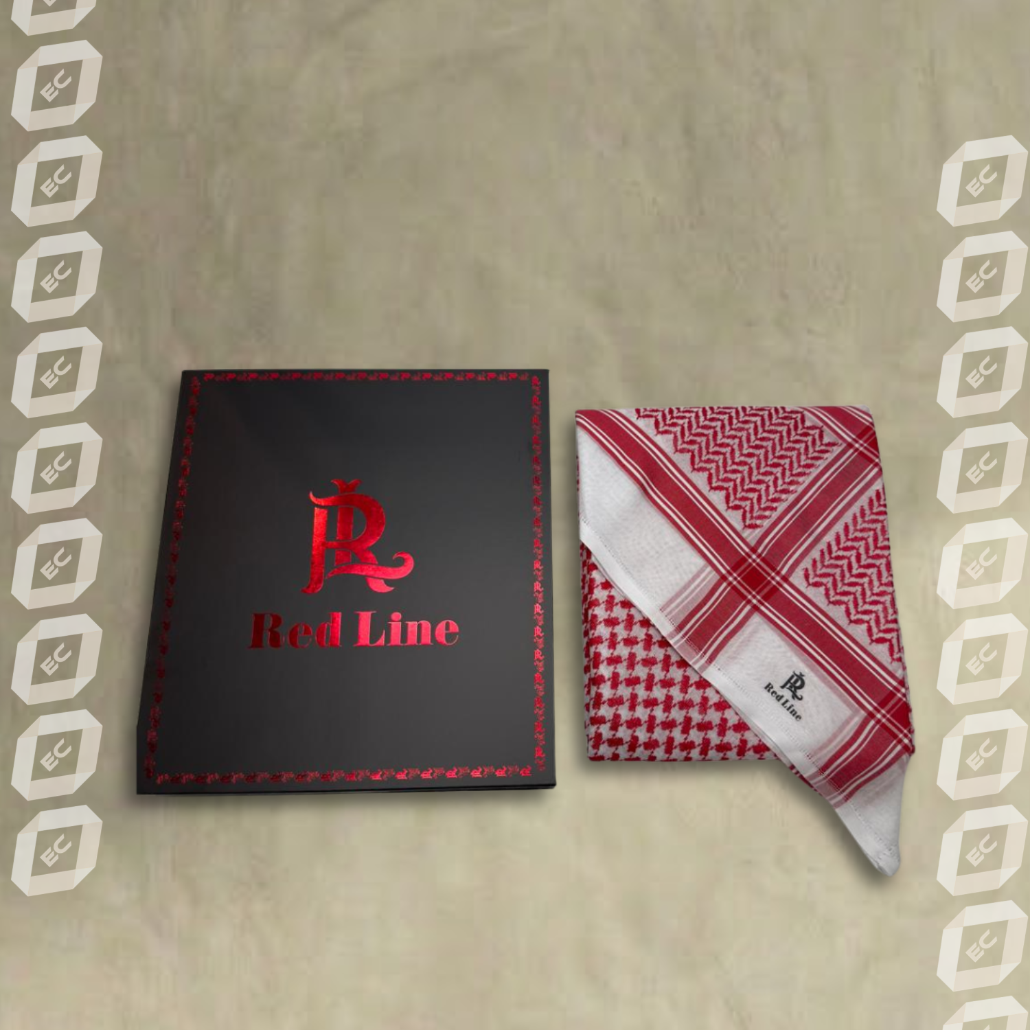 شماغ ريدلاين احمر شماغ ريدلاين احمر - الصورة 5