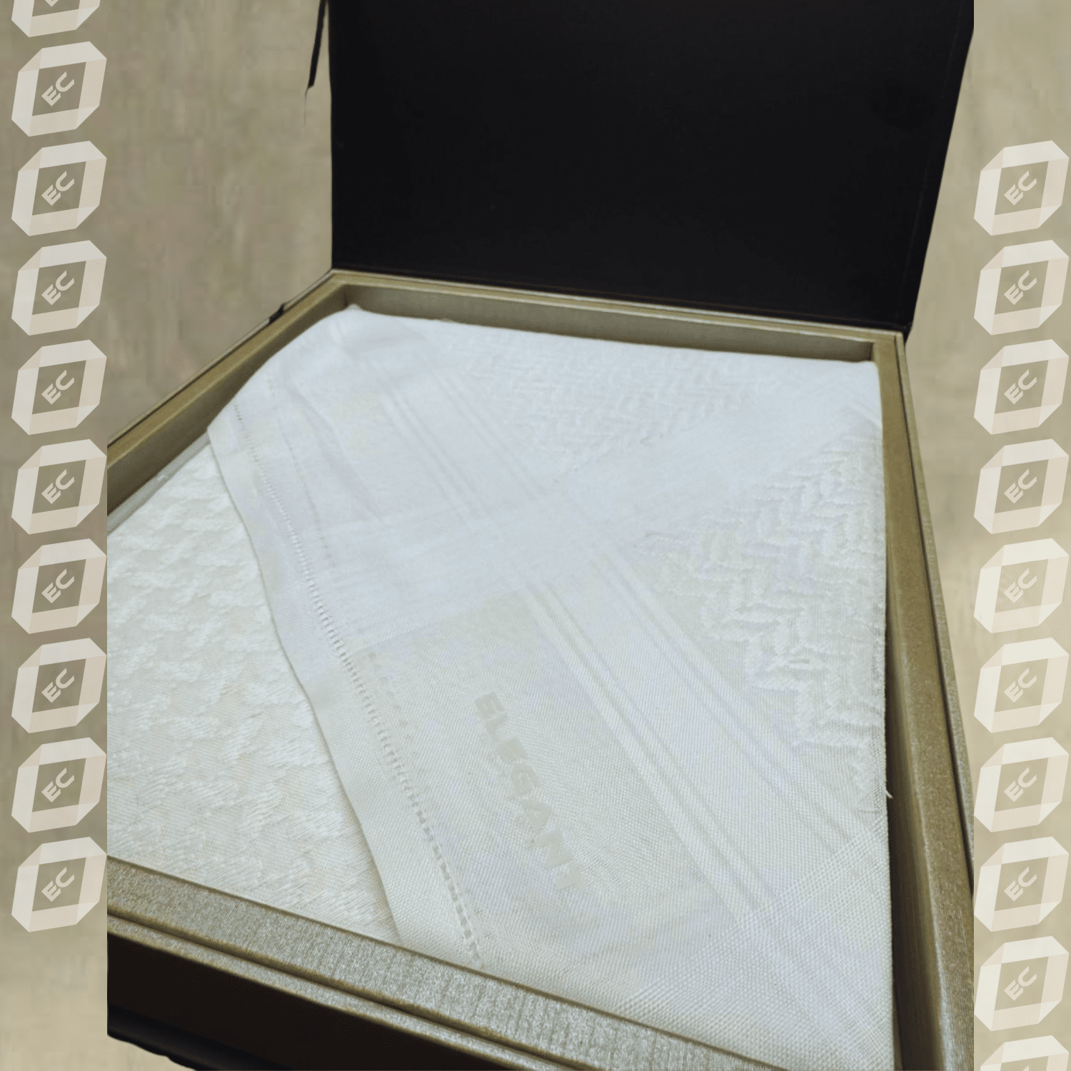 شماغ رجالي اليجانت ابيض شماغ رجالي اليجانت ابيض - الصورة 2