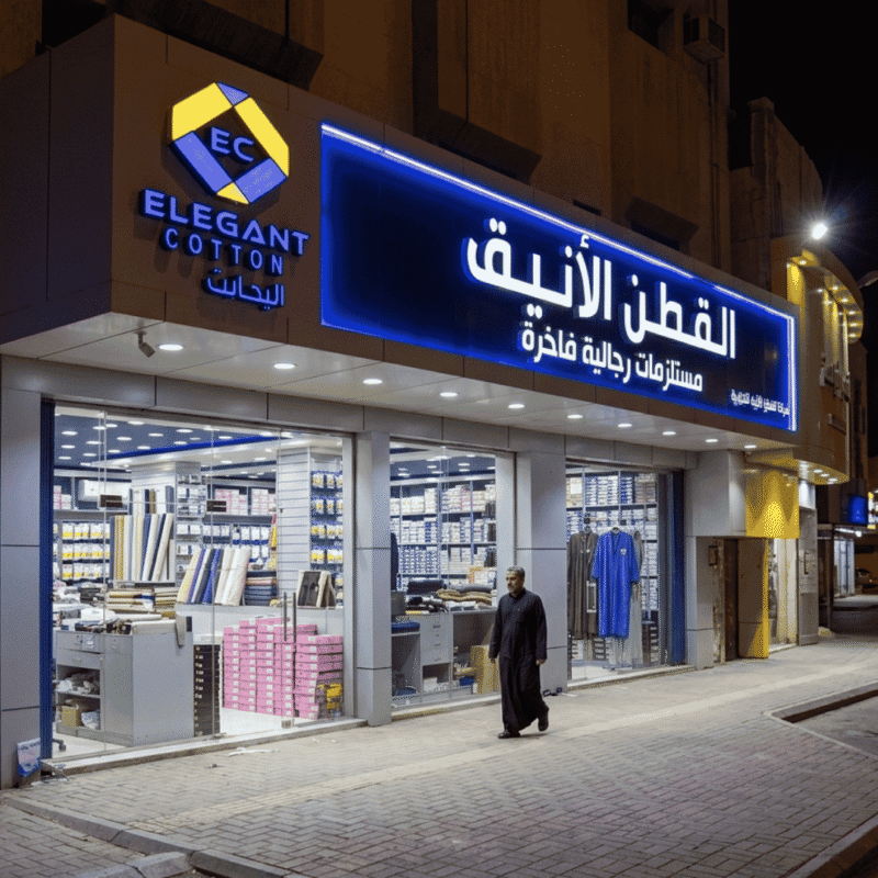 فروع القطن الأنيق
