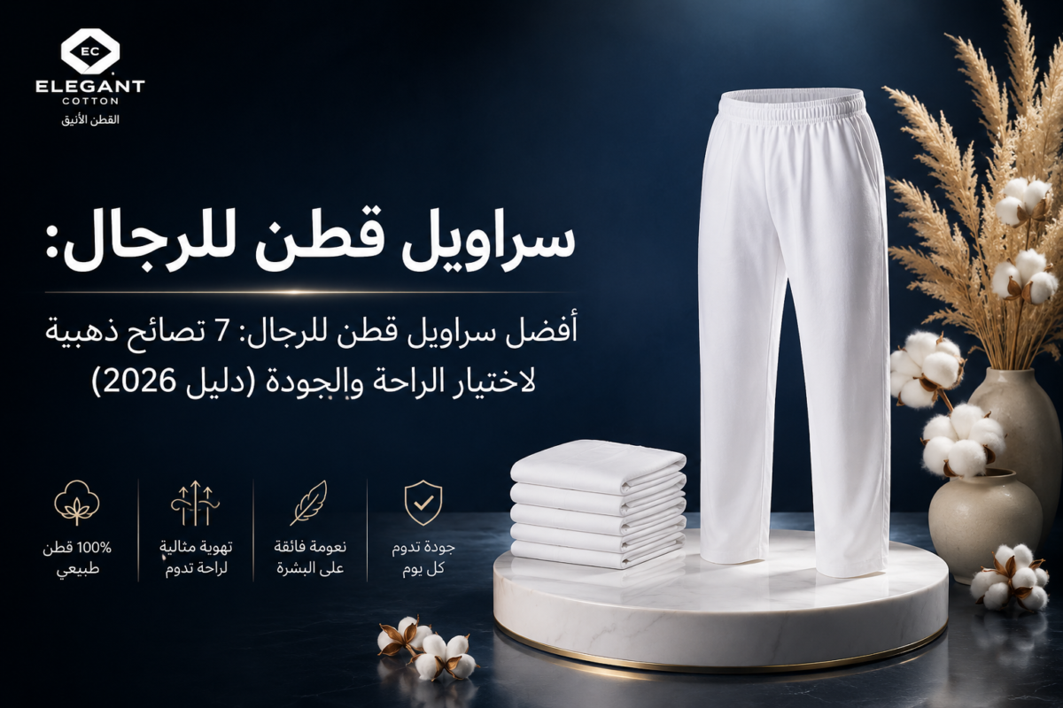 أفضل سراويل قطن للرجال: 7 نصائح ذهبية لاختيار الراحة والجودة (دليل 2026)