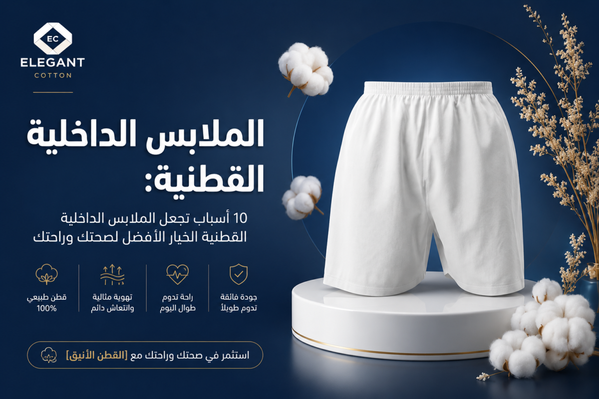 10 أسباب تجعل الملابس الداخلية القطنية الخيار الأفضل لصحتك وراحتك