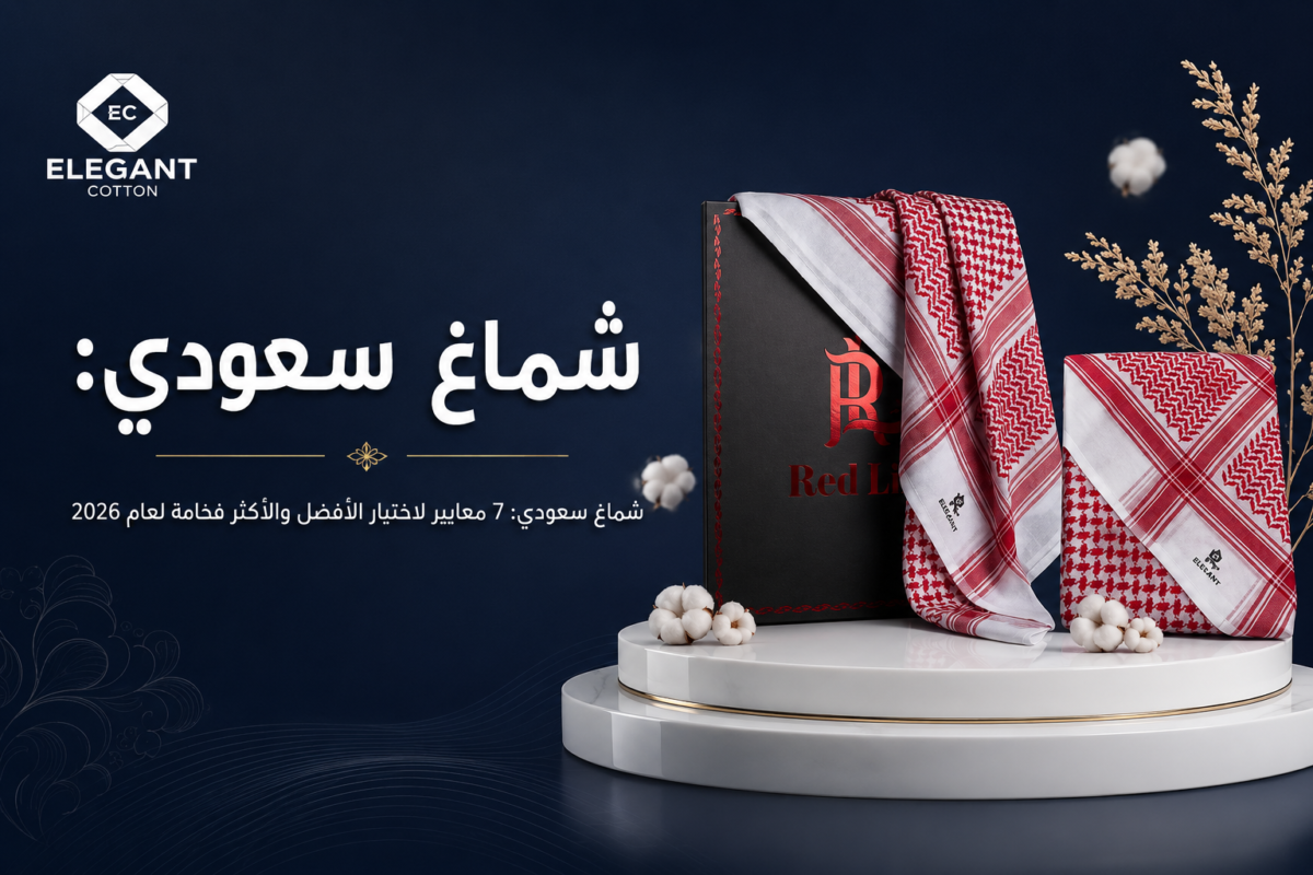شماغ سعودي: 7 معايير لاختيار الأفضل والأكثر فخامة لعام 2026